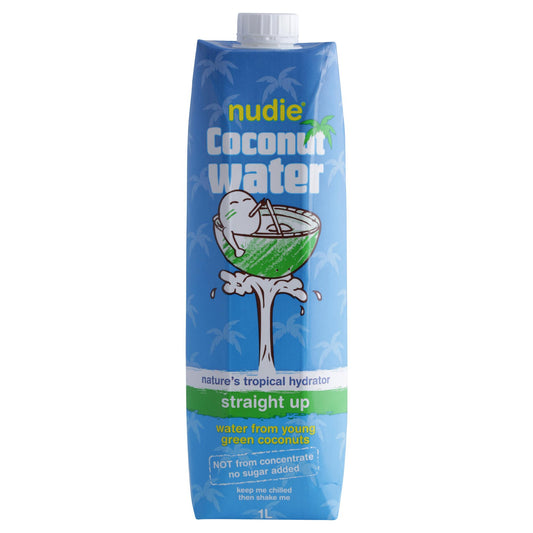 Nudie Coconut Water Straight Up 1L , Frdg1-Drinks - HFM, Harris Farm Markets
 - 1