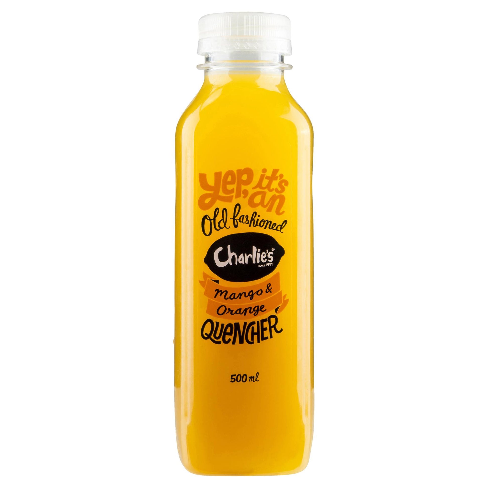 Charlies Mango And Orange Quencher 500ml , Frdg1-Drinks - HFM, Harris Farm Markets
 - 1