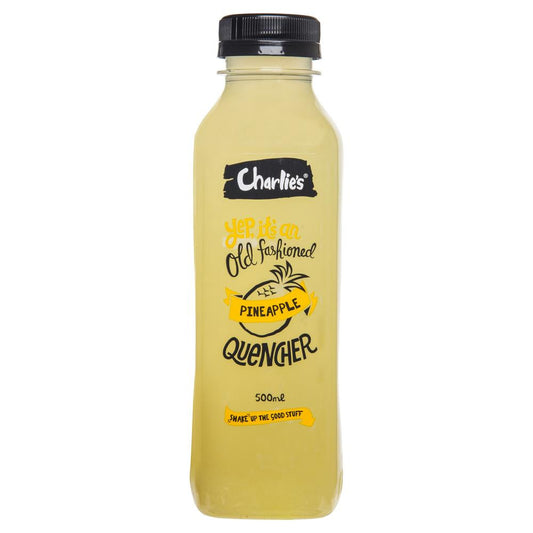 Charlies Pineapple Quencher 500mL , Frdg1-Drinks - HFM, Harris Farm Markets
 - 1