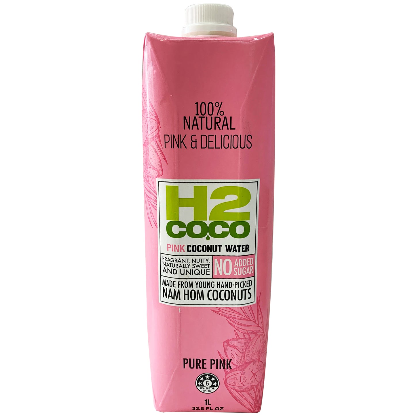 H2Coco - Pure Pink Coconut Water (1L)