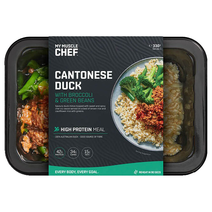 My Muscle Chef Cantonese Duck with Broccoli and Green Beans | Harris Farm Online