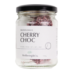 Wellbeing and Co Cherry Chocolate Protein Balls 108g