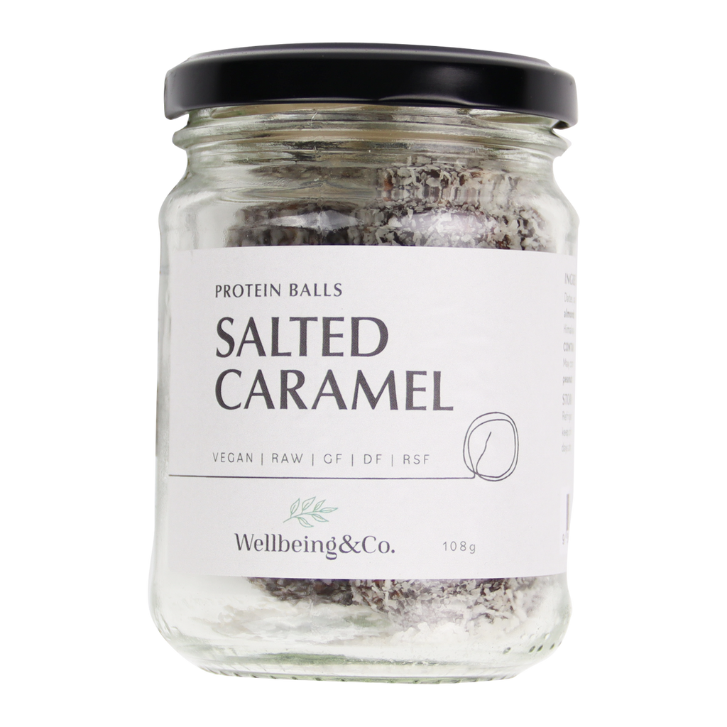 Wellbeing and Co Salted Caramel Protein Balls 108g Harris Farm Markets