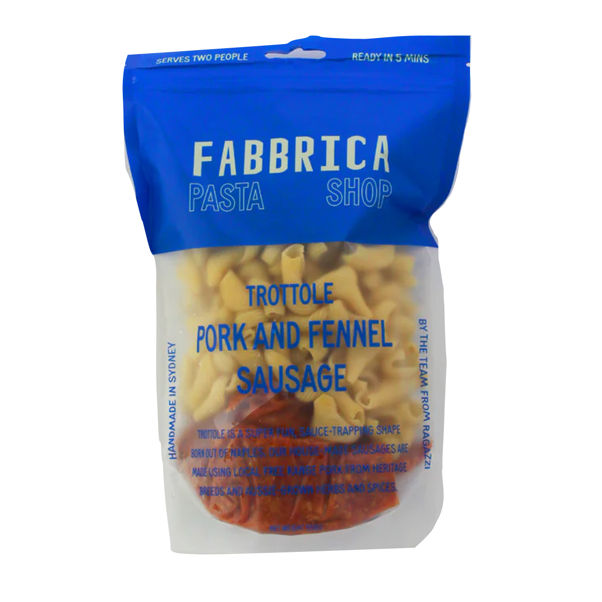 Fabbrica Pasta Trottole Pork and Fennel Sausage Pasta 550g – Harris ...