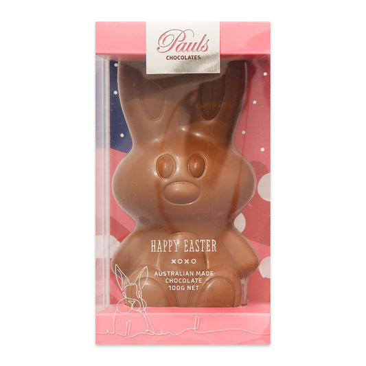 Pauls Chocolates Milk Chocolate Easter Bunny 100g | Harris Farm Online