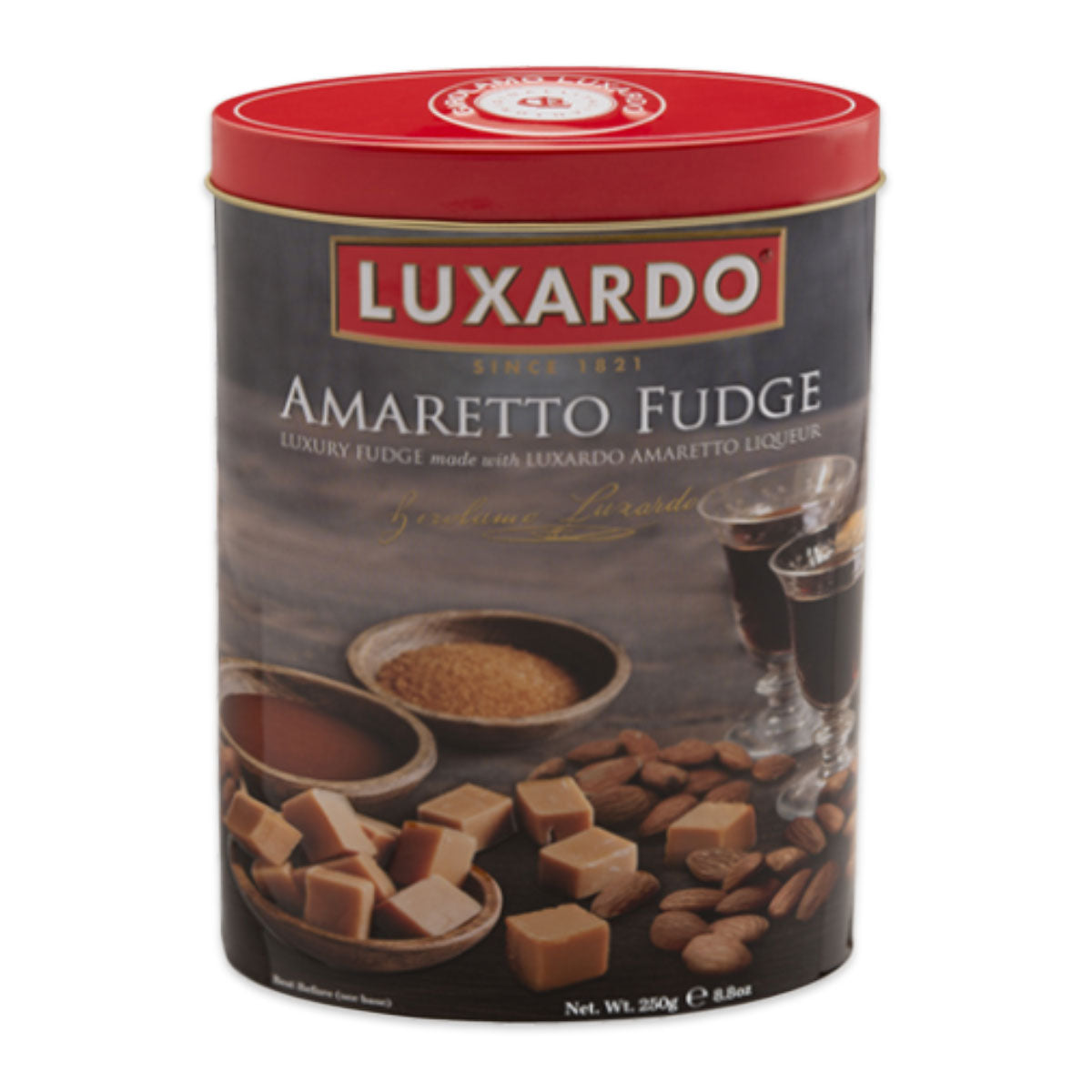 Gardiners Luxardo Amaretto Fudge Tin 250g | Harris Farm Online