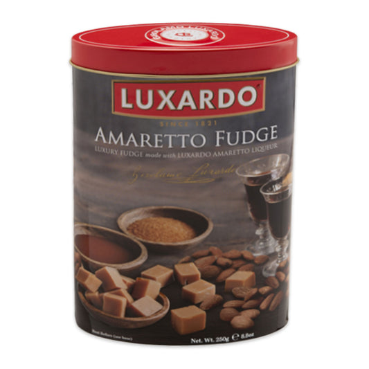 Gardiners Luxardo Amaretto Fudge Tin 250g | Harris Farm Online