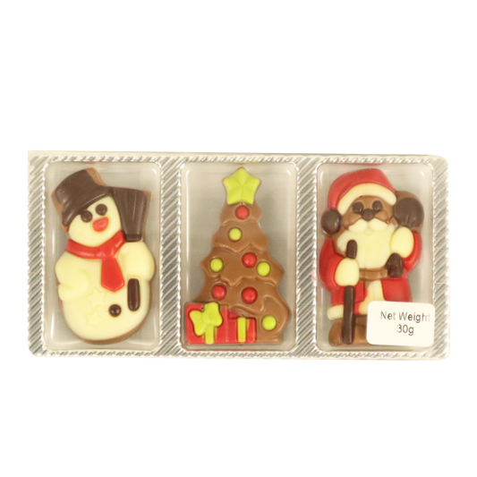 Weibler Milk Chocolate Christmas Figures 30g