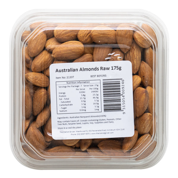 The Market Grocer Almonds Raw | Harris Farm Online
