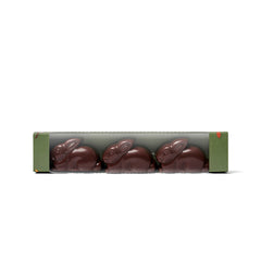 Koko Black Hazelnut Praline 54% Dark Chocolate Bunny Triplets | Harris Farm Online