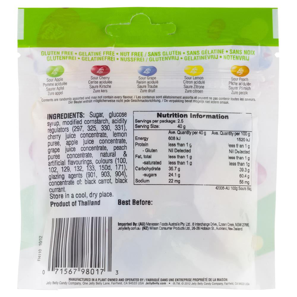 Jelly Belly Sours 100g , Grocery-Confection - HFM, Harris Farm Markets
 - 2