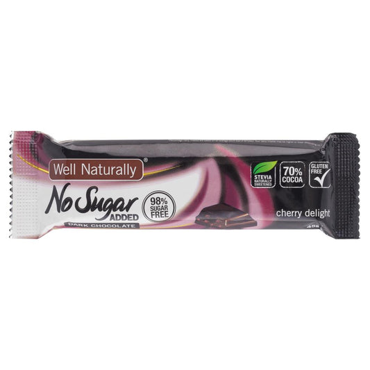 Well Naturally Sugar Free Chocolate Cherry 45g , Grocery-Confection - HFM, Harris Farm Markets
 - 1