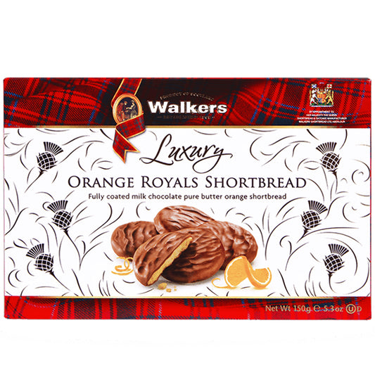 Walkers Luxury Orange Royals Shortbread | Harris Farm Online