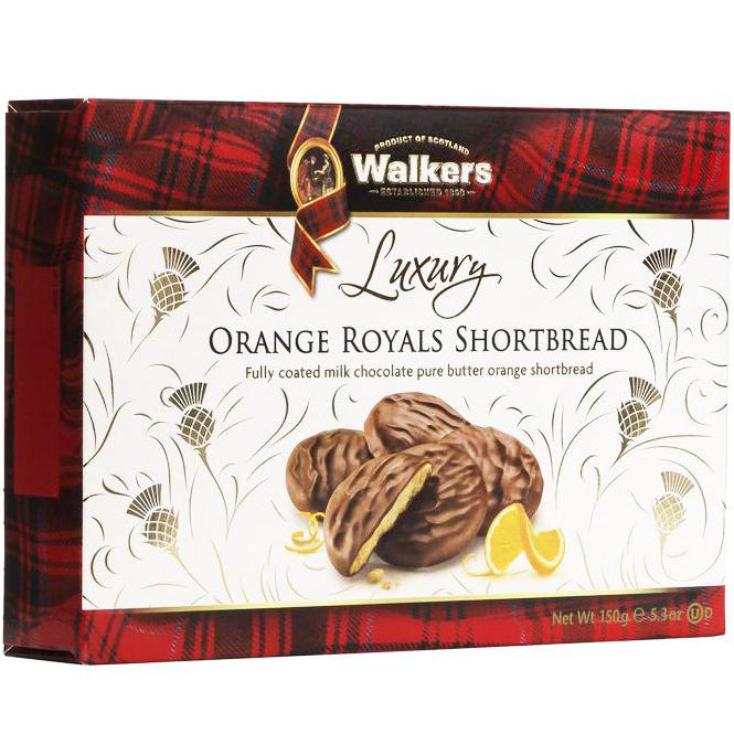 Walkers Luxury Orange Royals Shortbread | Harris Farm Online