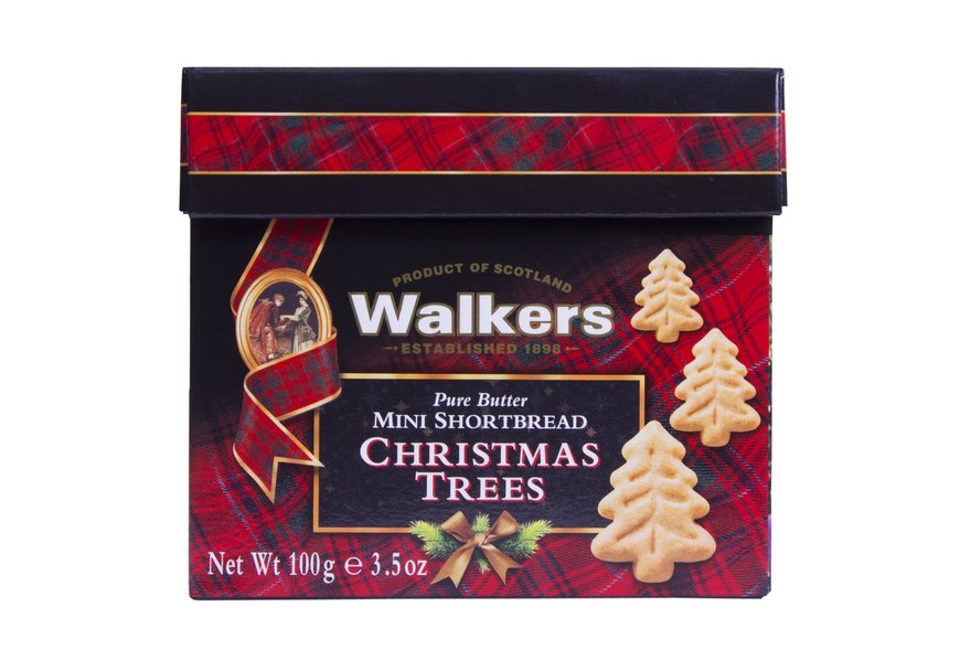 Walkers - Shortbread Mini - Christmas Trees Box (24 pieces, 100g)