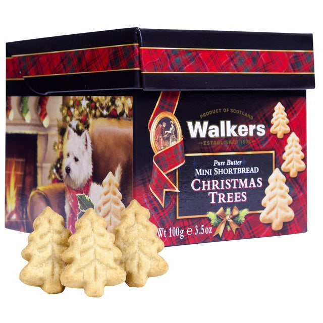 Walkers - Shortbread Mini - Christmas Trees Box (24 pieces, 100g)