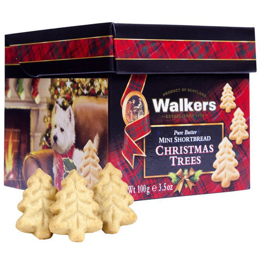 Walkers - Shortbread Mini - Christmas Trees Box (24 pieces, 100g)