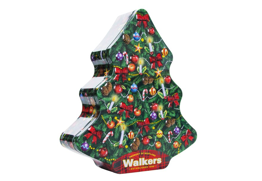 Walkers - Shortbread - Christmas Tree Tin (225g)