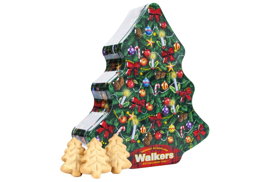 Walkers - Shortbread - Christmas Tree Tin (225g)