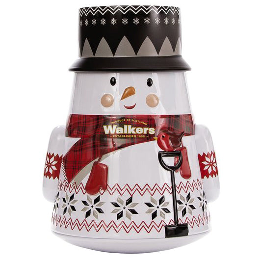Walkers - Shortbread Mini Star - Snowman Tin (200g)