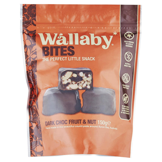 Wallaby Bites Dark Chocolate 150g , Grocery-Confection - HFM, Harris Farm Markets
 - 1