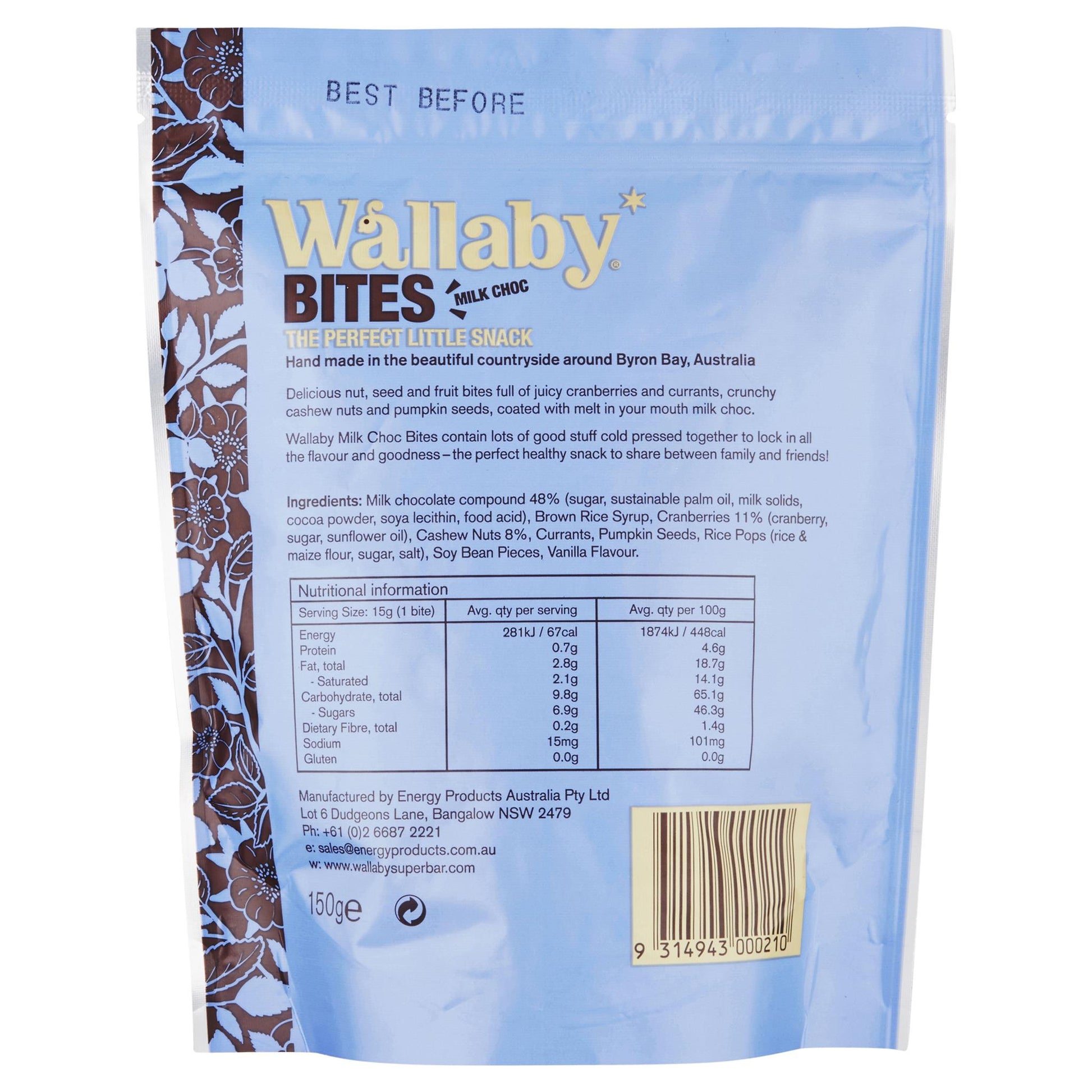 Wallaby Bites Milk Chocolate 150g , Grocery-Confection - HFM, Harris Farm Markets
 - 2
