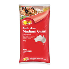 Sunrice White Rice Medium Grain 5kg | Harris Farm Online