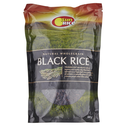 Sunrice Black Rice 500g , Grocery-Dry Goods - HFM, Harris Farm Markets
 - 1