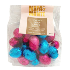 Maya and Monte Milk Chocolate Eggs with Popping Candy | Harris Farm Online