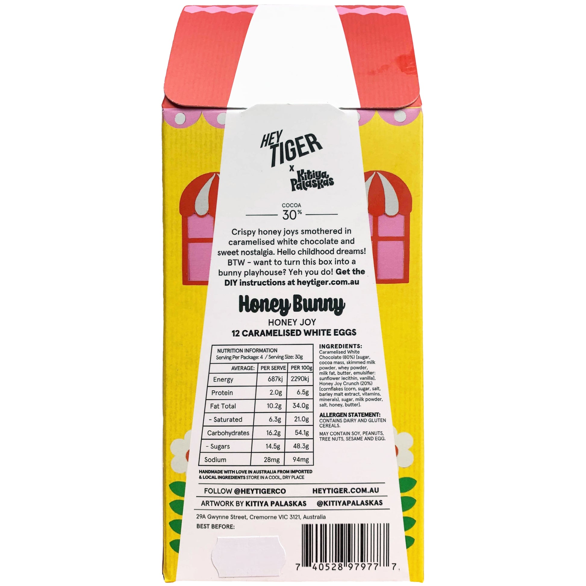 Hey Tiger Honey Joy Caramelised White Chocolate Eggs | Harris Farm Online