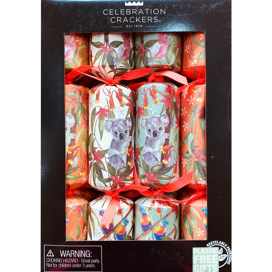 Celebration Crackers Tropical Koala Deluxe 8pk | Harris Farm Online