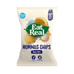 Eat Real Vegan Hummus Chips Sea Salt 135g