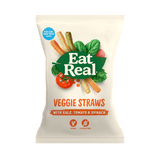 Eat Real Vegan Veggie Straws Kale, Tomato, Spinach and Potato 113g