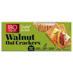 180 Degrees Walnut Oat Crackers 150g | Harris Farm Online