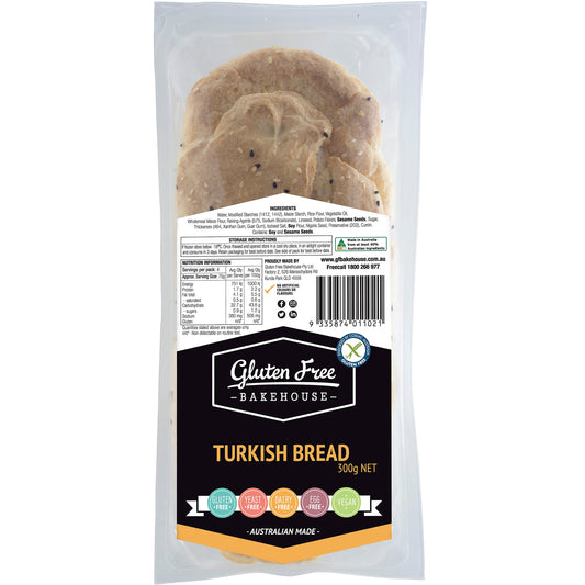 Gluten Free Bakehouse Turkish Bread | Harris Farm Online