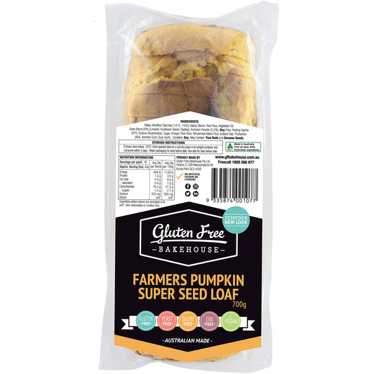 Gluten Free Bakehouse Farmers Pumpkin Super Seed Loaf | Harris Farm Online