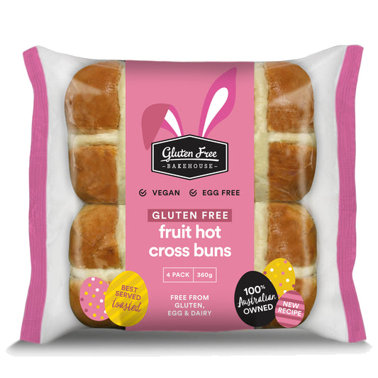 Gluten Free Bakehouse Hot Cross Buns Fruit | Harris Farm Online