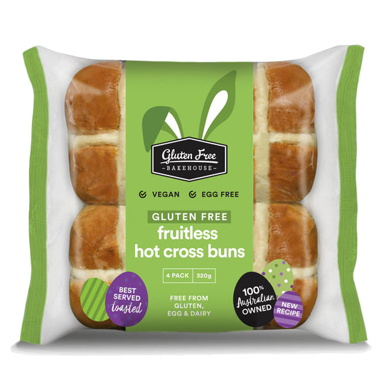 Gluten Free Bakehouse Hot Cross Buns Fruitless | Harris Farm Online