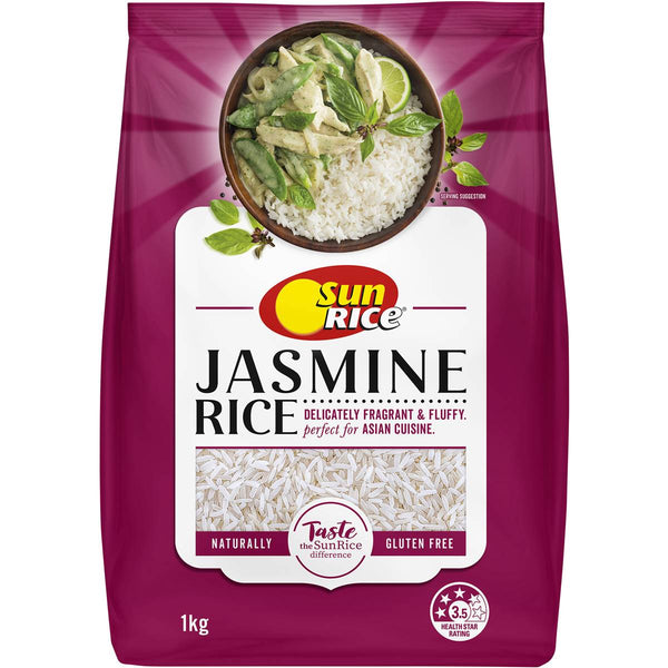 Sunrice Jasmine Fragrant Rice 1kg