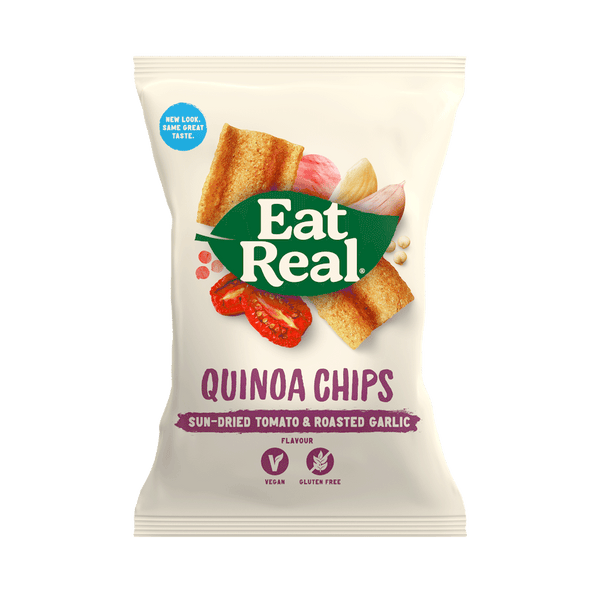 Eat Real Vegan Quinoa Sun Dried Tomato and Garlic 80g