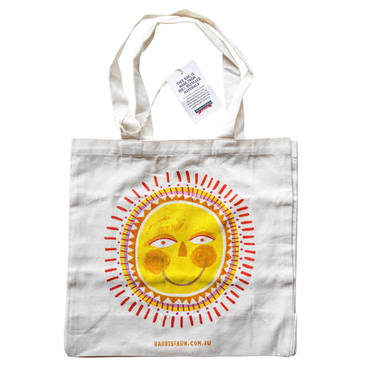 Harris Farm Reusable Sun Print Tote Bag