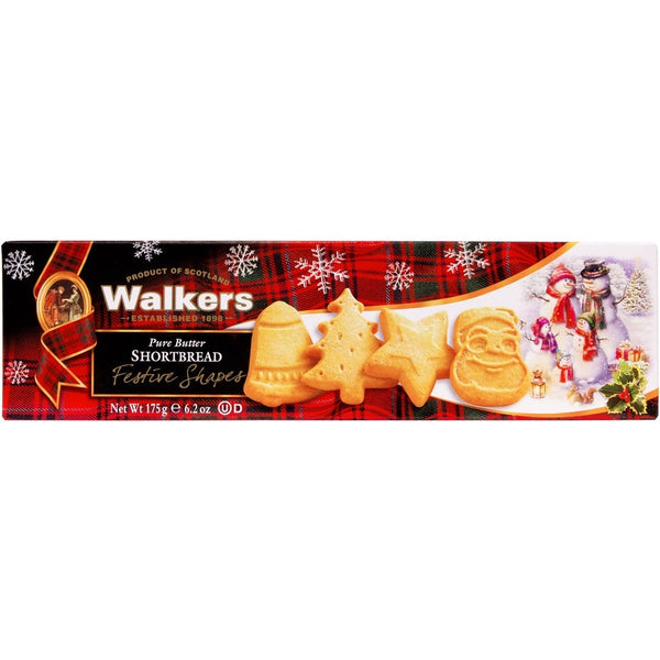 Walkers Shortbread Festive Shapes 125g