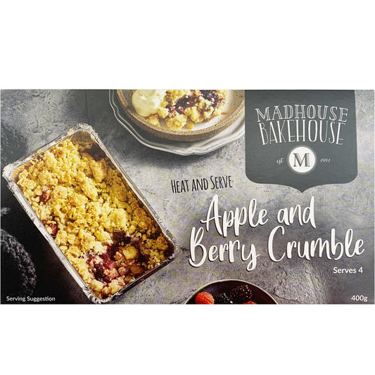 Madhouse BakeHouse Apple and Berry Crumble | Harris Farm Online