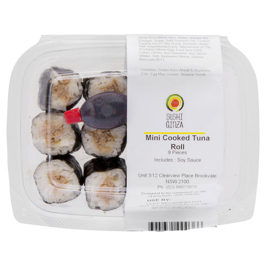 Ginza Sushi Cooked Tuna Mini 9 pieces , Frdg3-Meals - HFM, Harris Farm Markets
