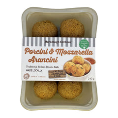 Moredough Kitchens Porcini and Mozzarella Arancini 240g | Harris Farm Online