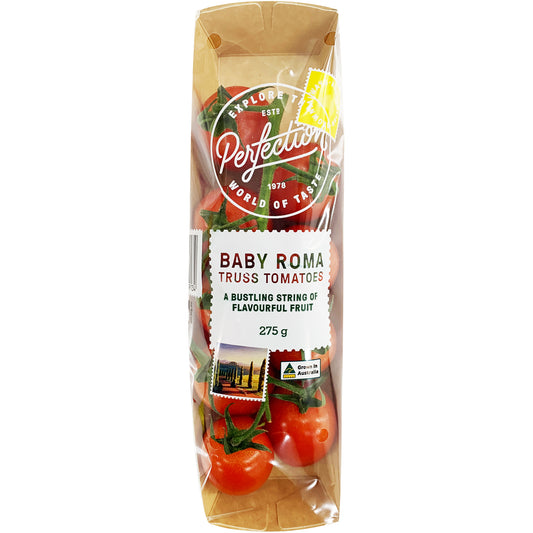 Baby Roma Truss Tomatoes | Harris Farm Online