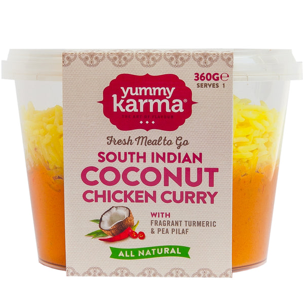 Yummy Karma South Indian Coconut Chicken Curry with Turmeric Rice | Harris Farm Online
