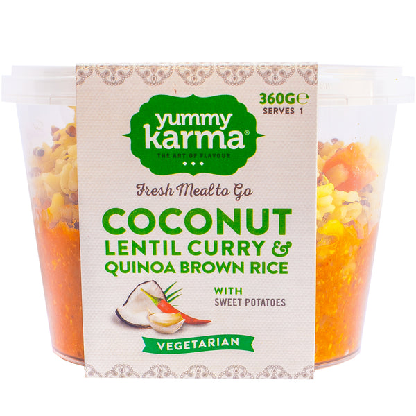 Yummy Karma Coconut Lentil Curry and Quinoa Brown Rice With Sweet Potatoes | Harris Farm Online