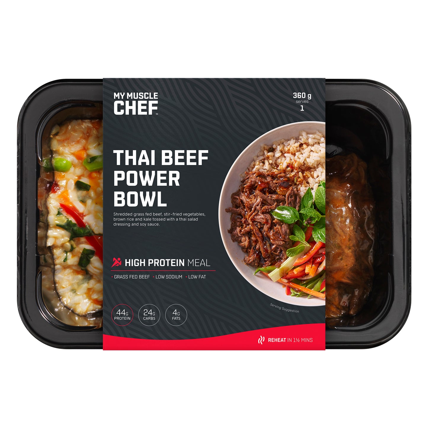 My Muscle Chef - Thai Beef Power Bowl - with Brown Rice (360g)