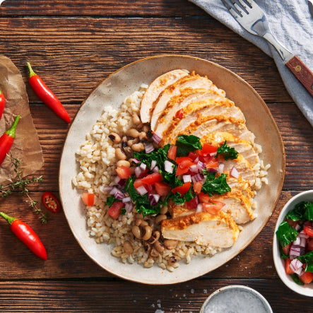 My Muscle Chef - Jamaican Jerk Chicken & Black Eyed Beans (350g)